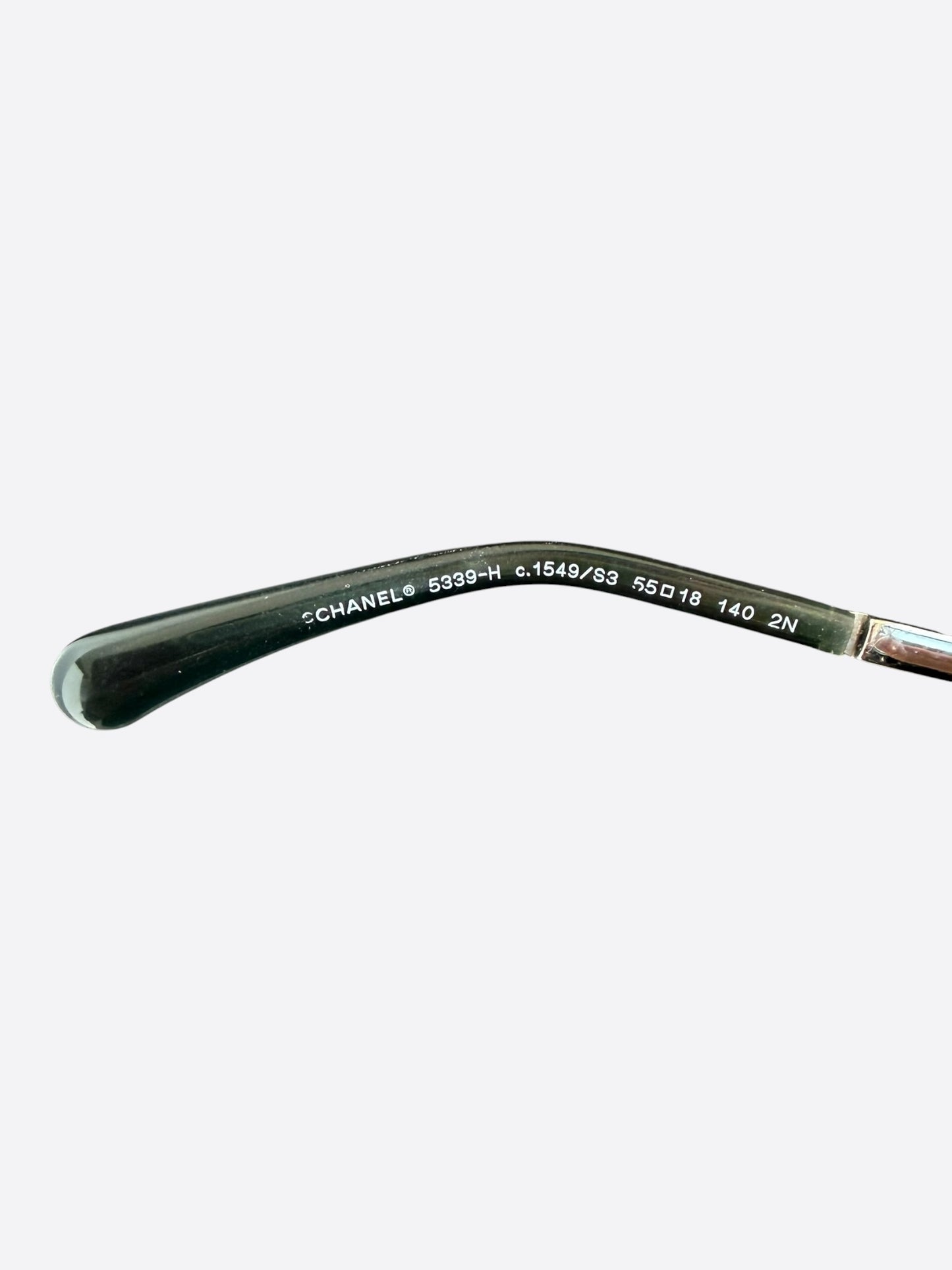 Chanel Black Butterfly Winter Pearl Sunglasses