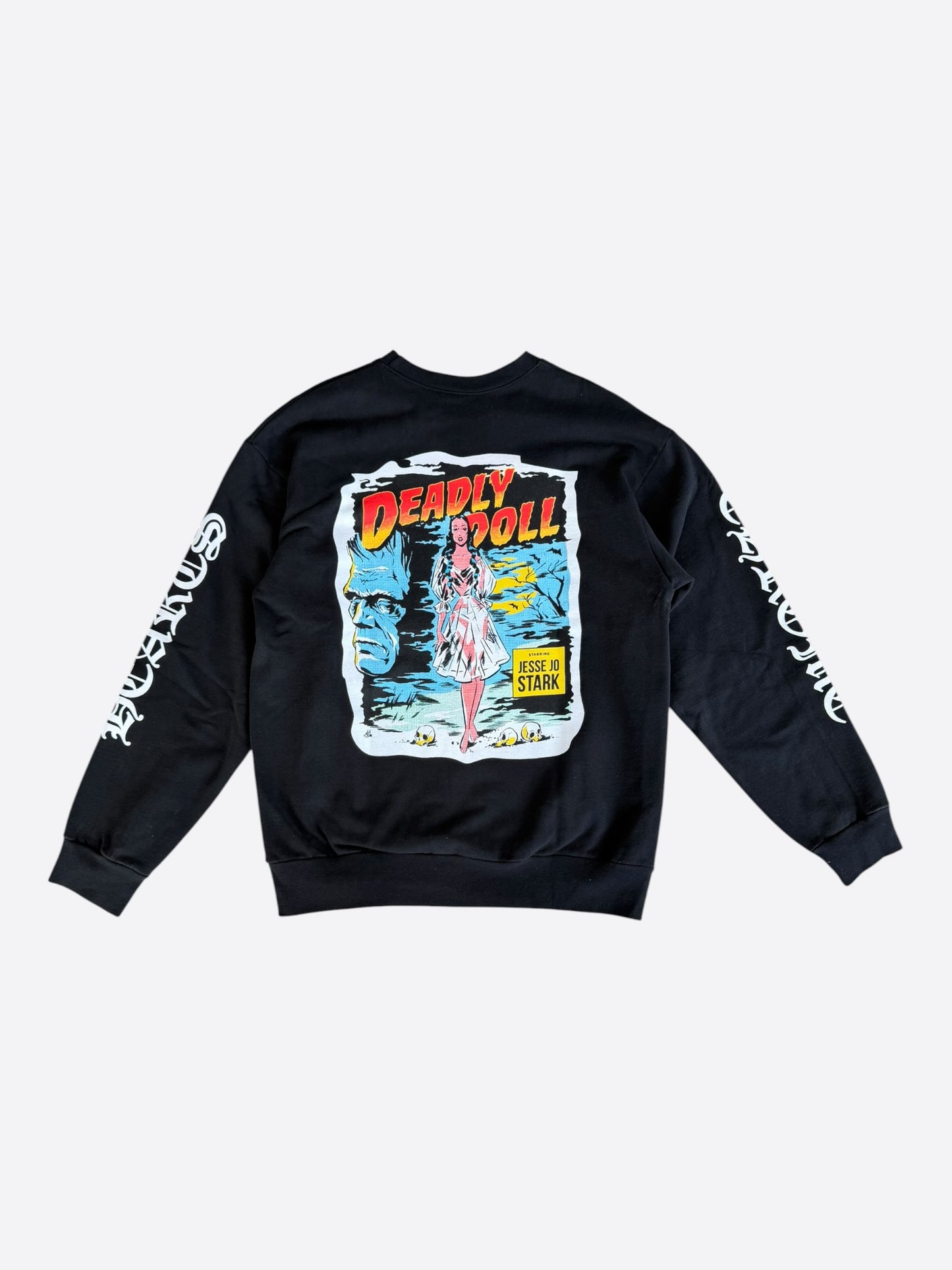 Chrome Hearts Black & White Deadly Doll Sweater