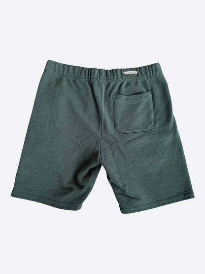 Chrome Hearts Green & White Slo Ride Embroidered Shorts