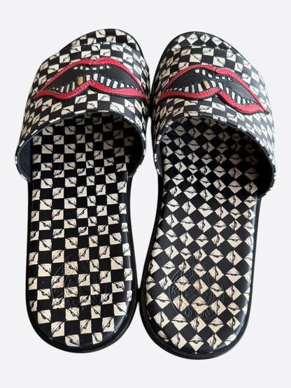 Chrome Hearts Matty Boy Checkered 99 Eyez Chomper Slides