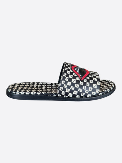 Chrome Hearts Matty Boy Checkered 99 Eyez Chomper Slides