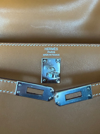 Hermes Natural Sable Butler & Palladium Hardware Kelly 25