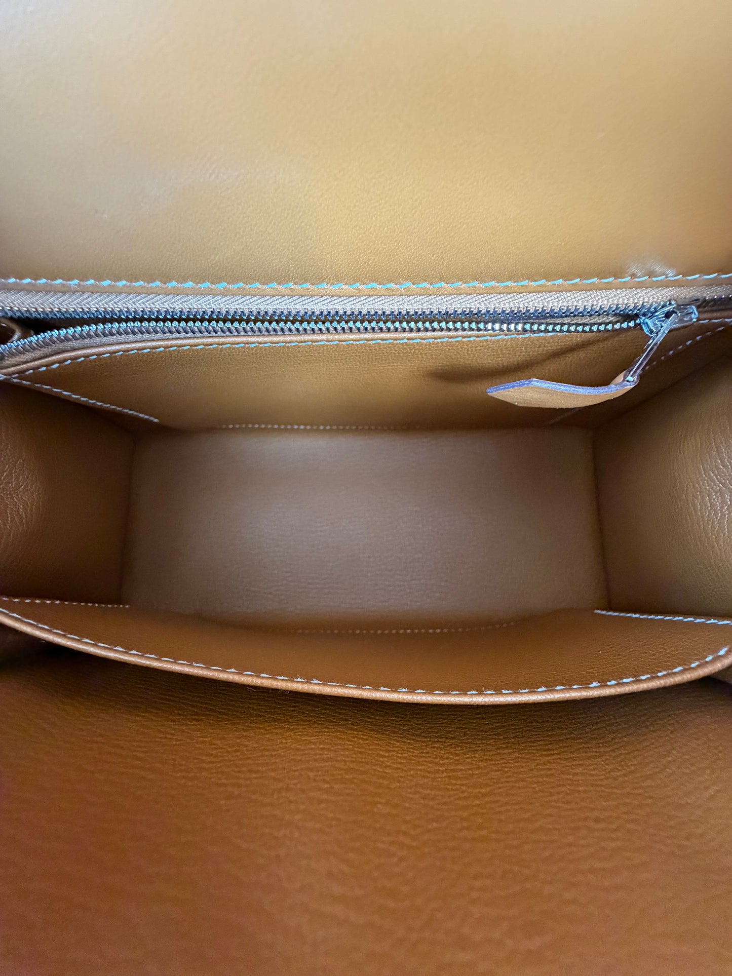Hermes Natural Sable Butler & Palladium Hardware Kelly 25