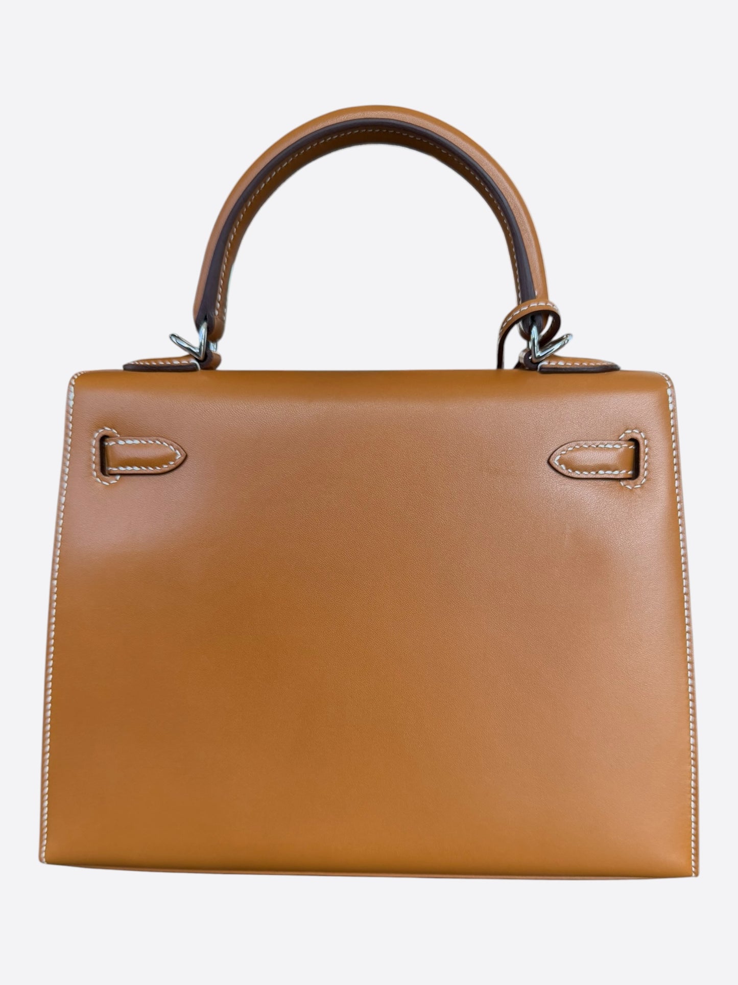 Hermes Natural Sable Butler & Palladium Hardware Kelly 25
