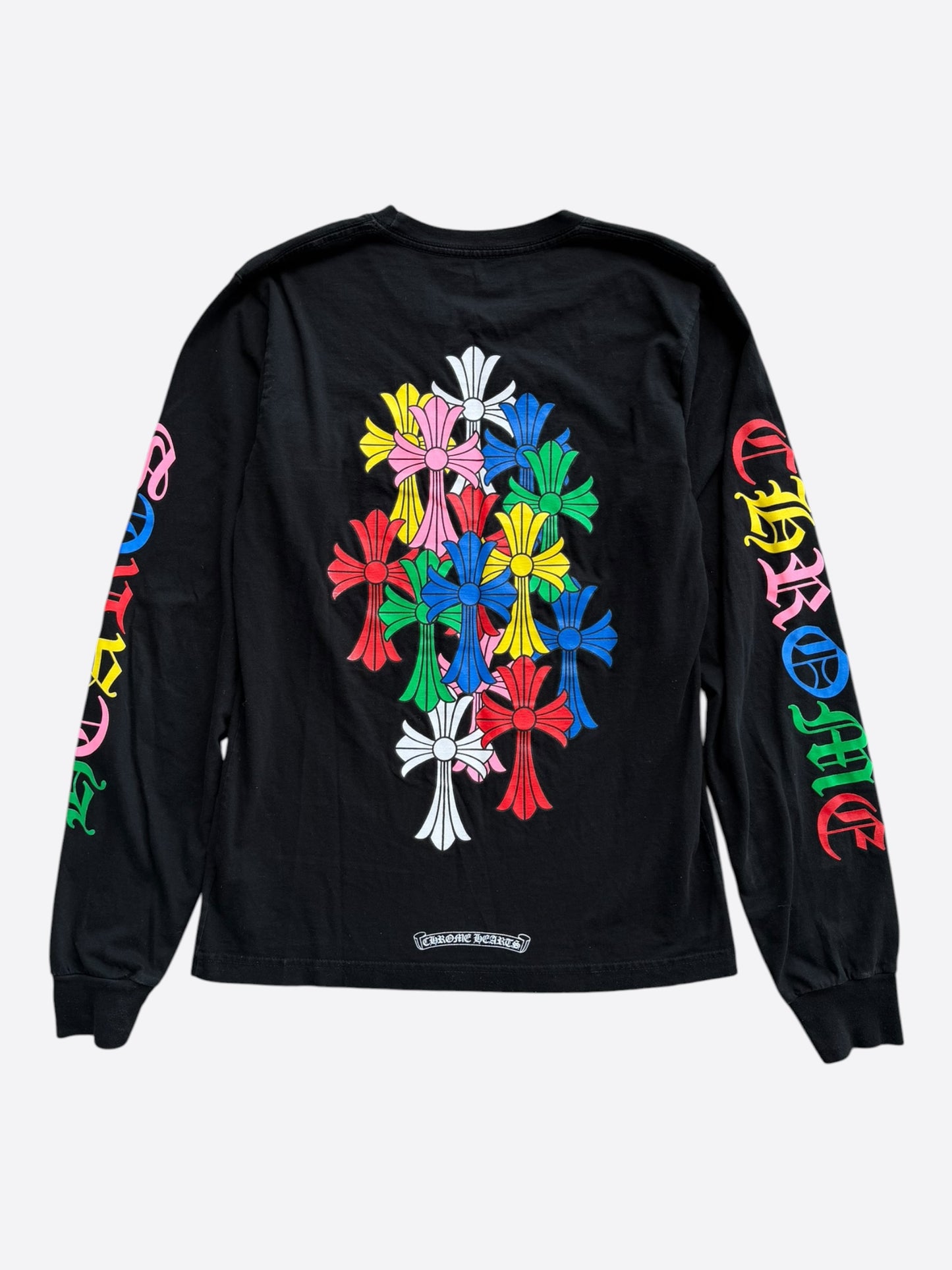 Chrome Hearts Black & Multicolor Cross Longsleeve T-Shirt