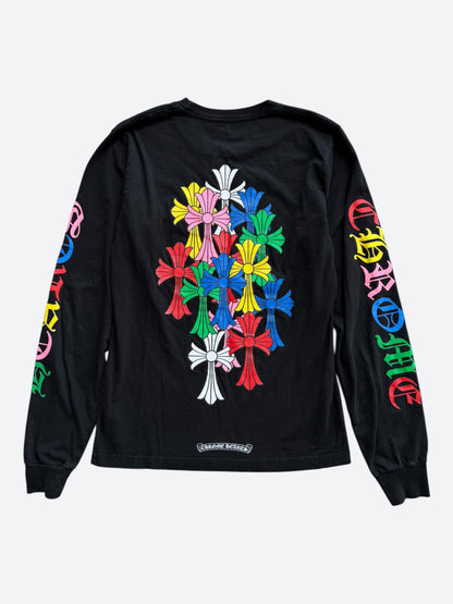 Chrome Hearts Black & Multicolor Cross Longsleeve T-Shirt
