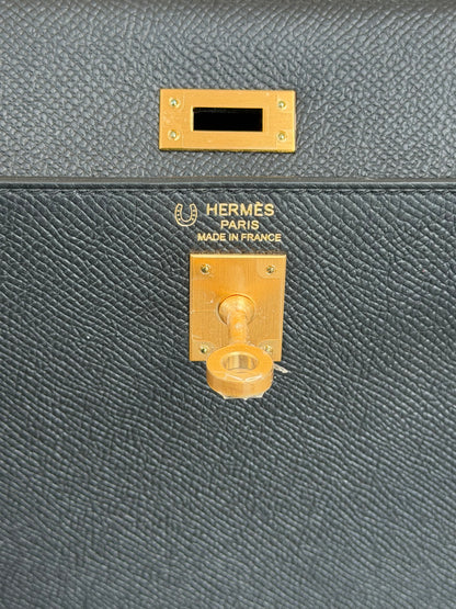 Hermes Black & Craie Epsom Kelly Sellier 25