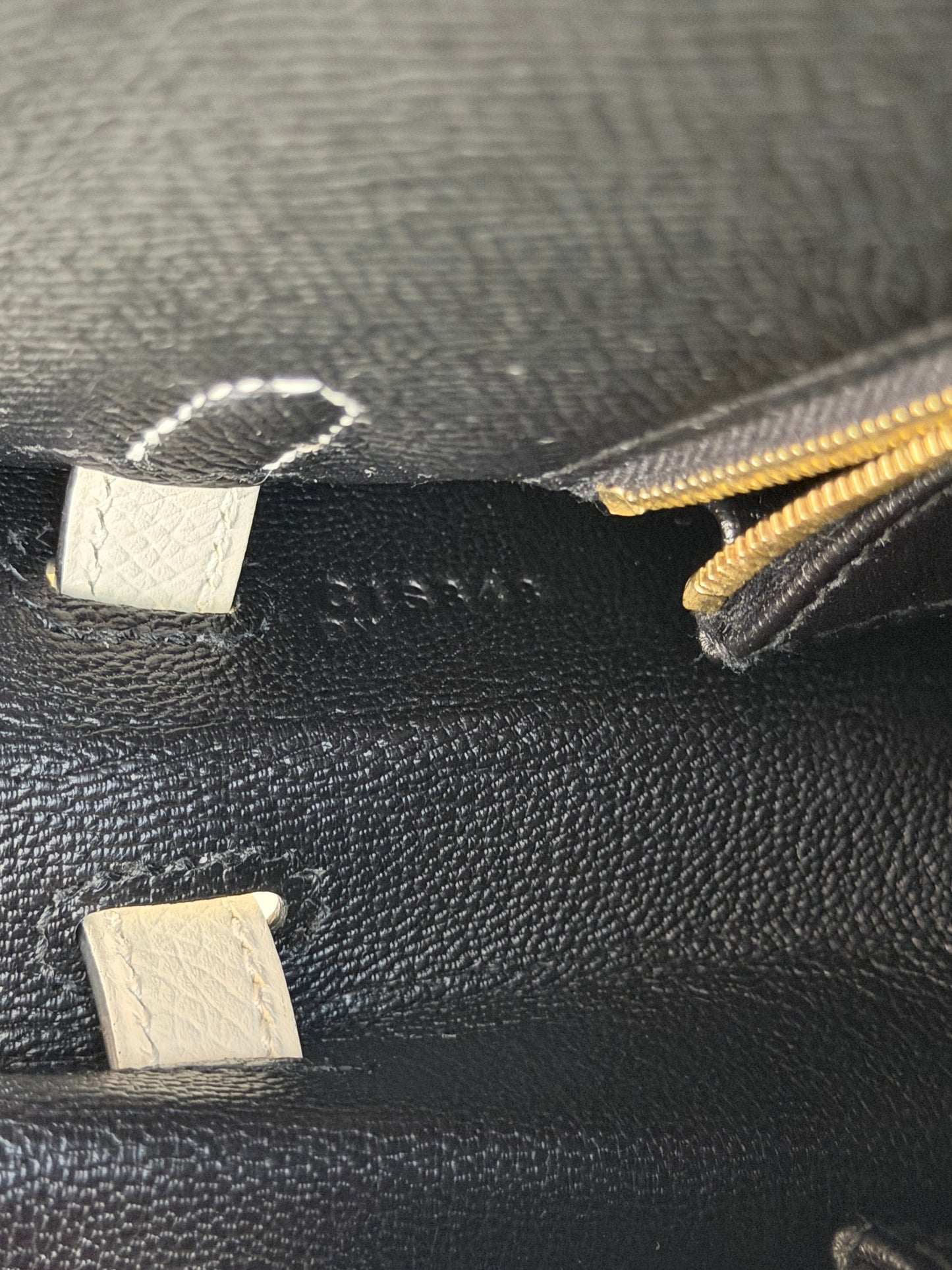 Hermes Black & Craie Epsom Kelly Sellier 25