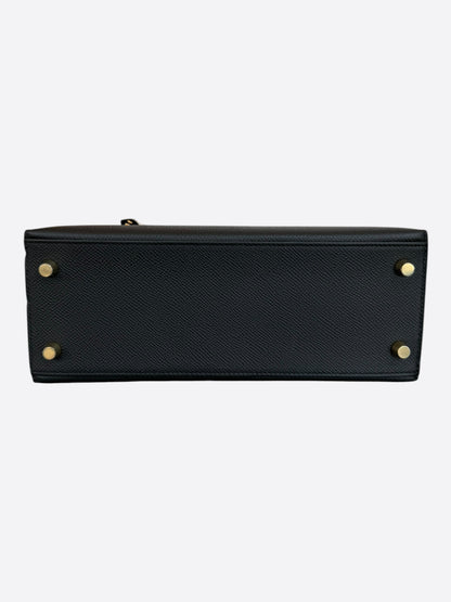 Hermes Black & Craie Epsom Kelly Sellier 25