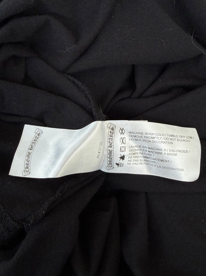 Chrome Hearts Black & White Scroll Logo T-Shirt