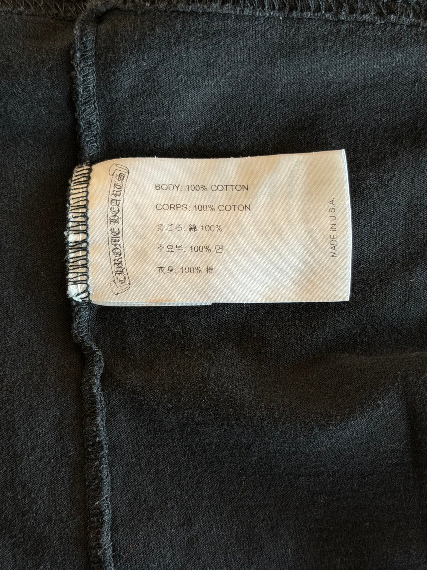Chrome Hearts Black & Multicolor Cross Longsleeve T-Shirt