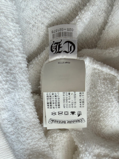Chrome Hearts White Cross Jacquard Embroidered Hoodie