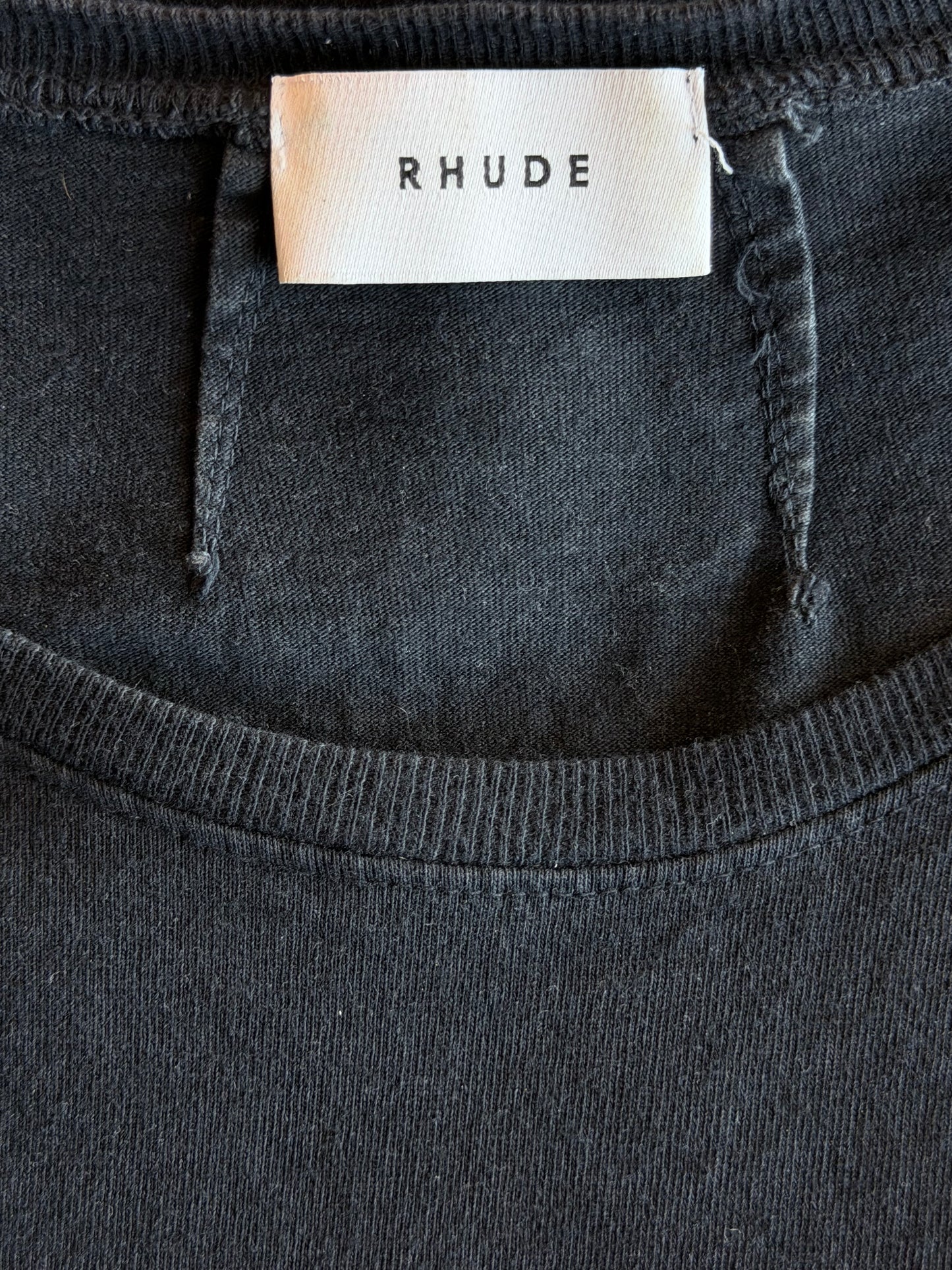 Rhude Black & White Horse Graphic T-Shirt