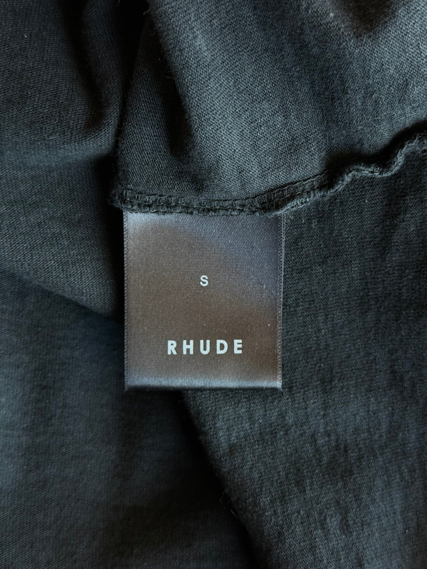 Rhude Black & White Horse Graphic T-Shirt
