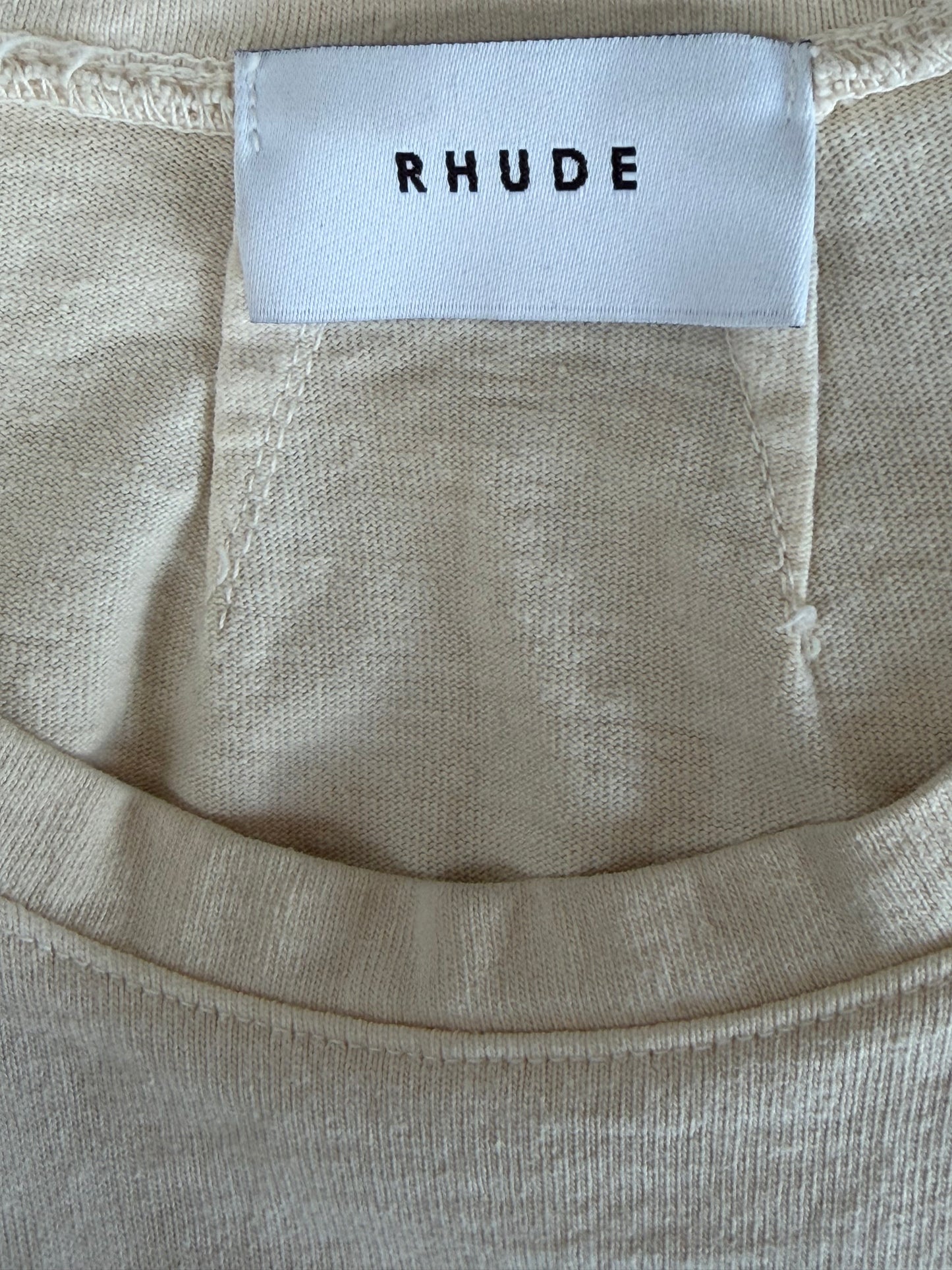 Rhude Vintage White Skeleton Graphic T-Shirt