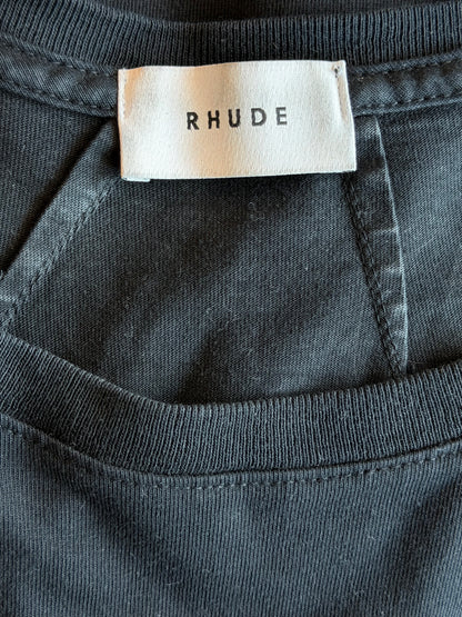 Rhude Black, White & Blue Moonlight Graphic T-Shirt