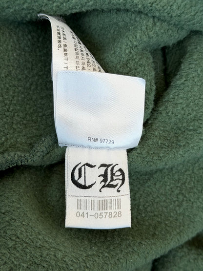 Chrome Hearts Green & Yellow T-Bar Logo Hoodie