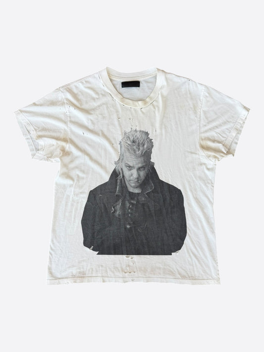 Amiri White Distressed The Lost Boys Graphic T-Shirt