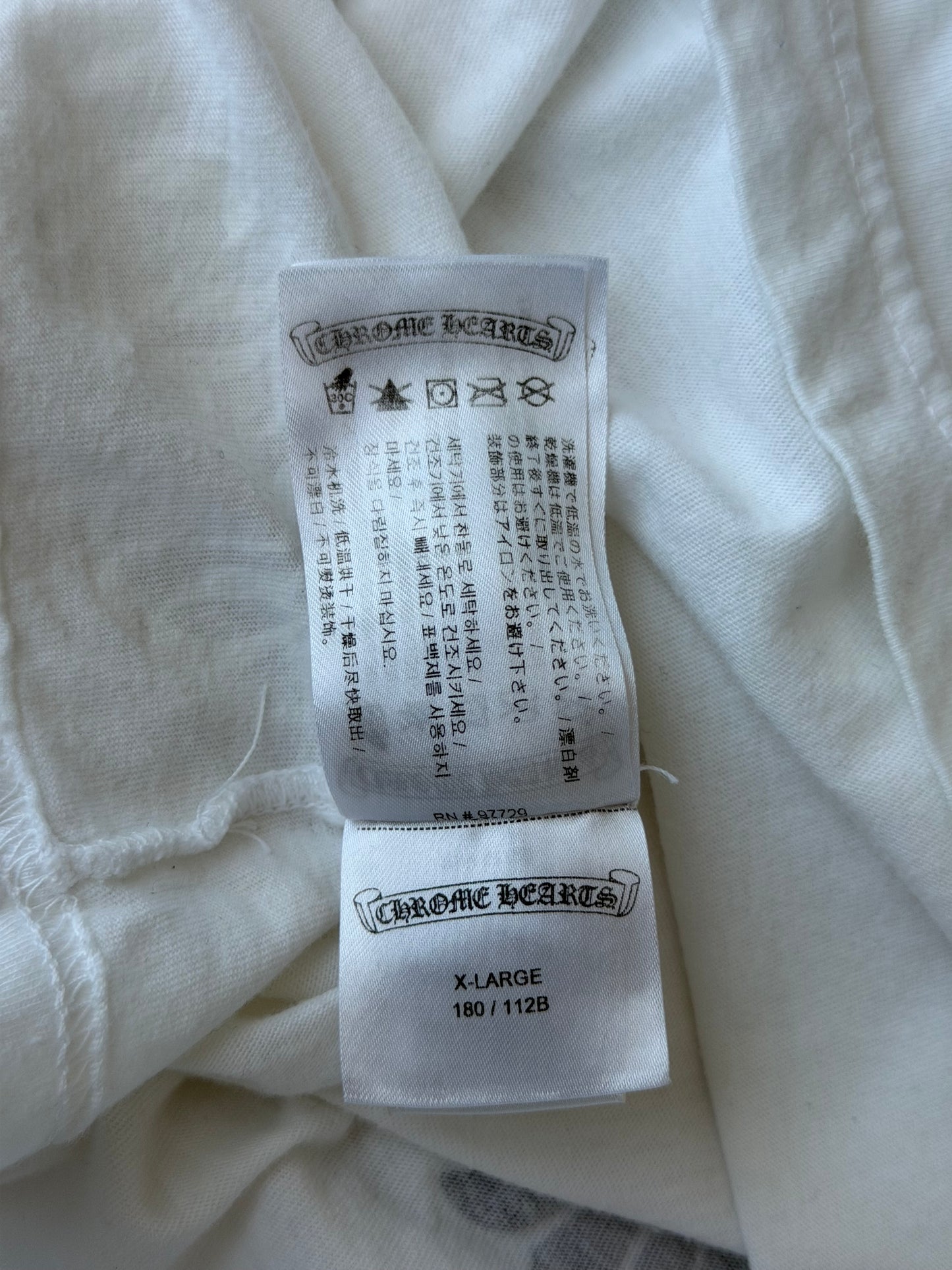 Chrome Hearts White & Multicolor Cross Longsleeve T-Shirt