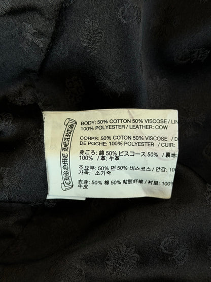 Chrome Hearts Black Filigree Cross Patch Corduroy Jacket