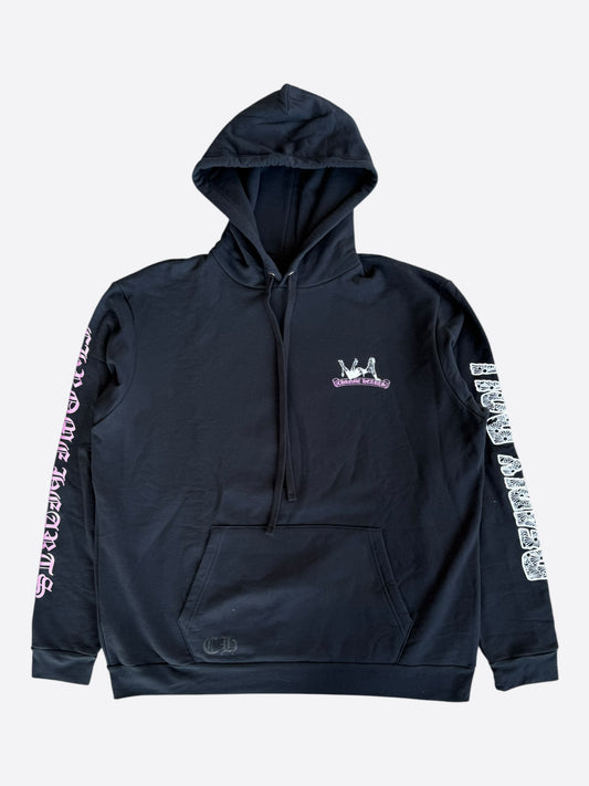 Chrome Hearts Black, White & Pink Deadly Doll Hoodie