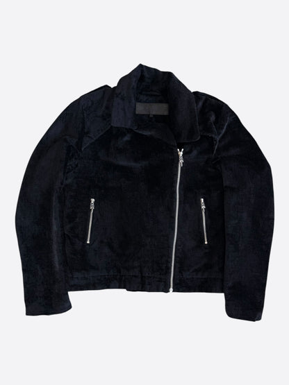 Chrome Hearts Black Filigree Cross Patch Corduroy Jacket