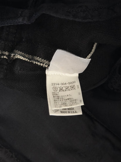 Chrome Hearts Black & Red Cross Patch Cargo Pants