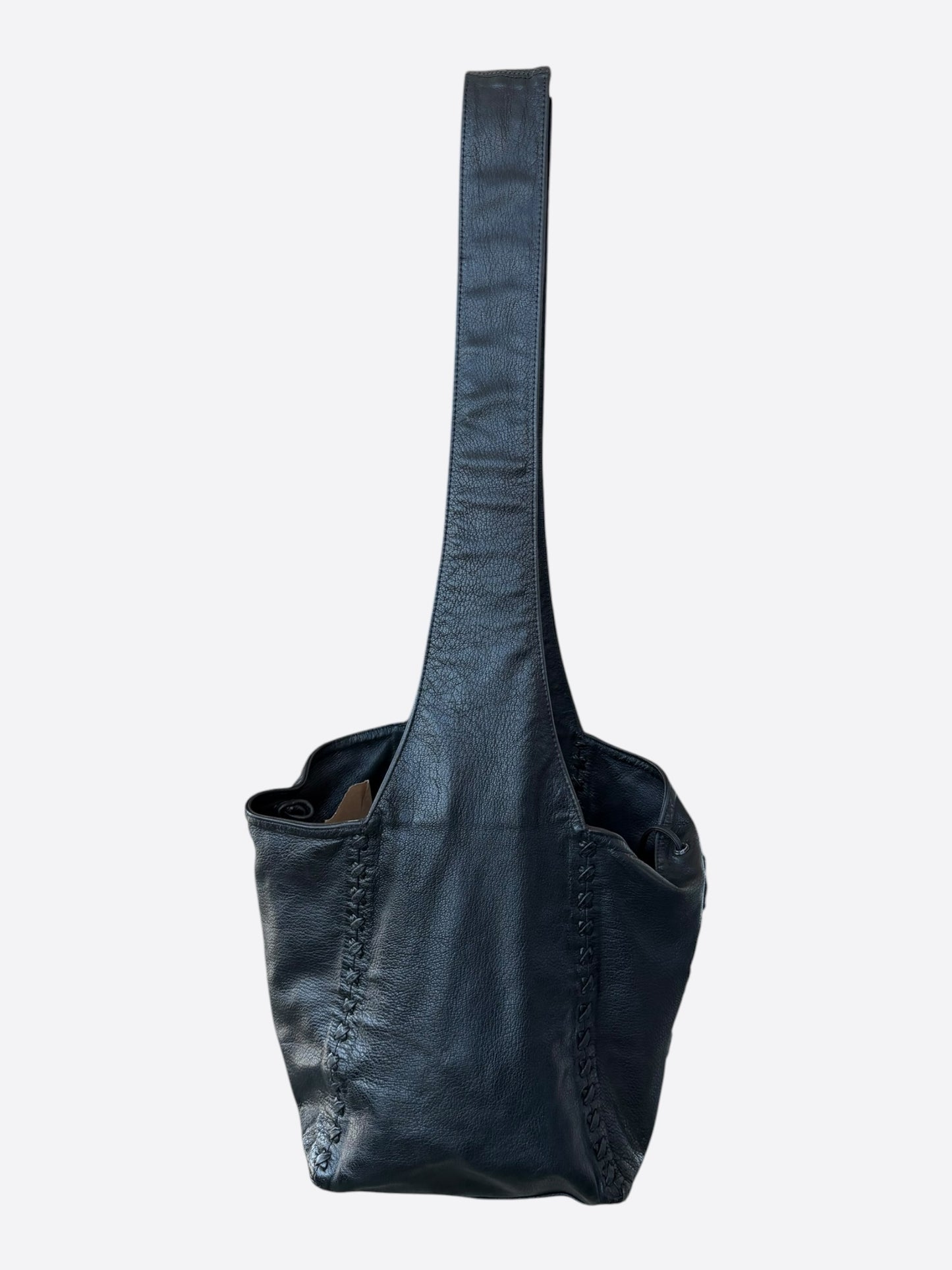 Chrome Hearts Black Filigree Cross Patch Bag