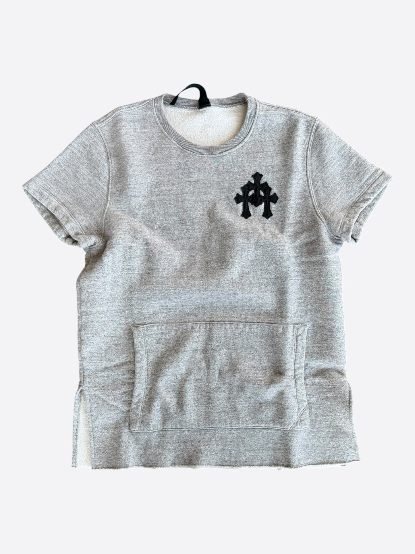 Chrome Hearts Grey & Black Triple Cross Patch T-Shirt