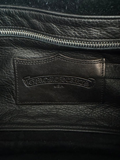Chrome Hearts Black & Silver Dagger Gunslinger Messenger Bag