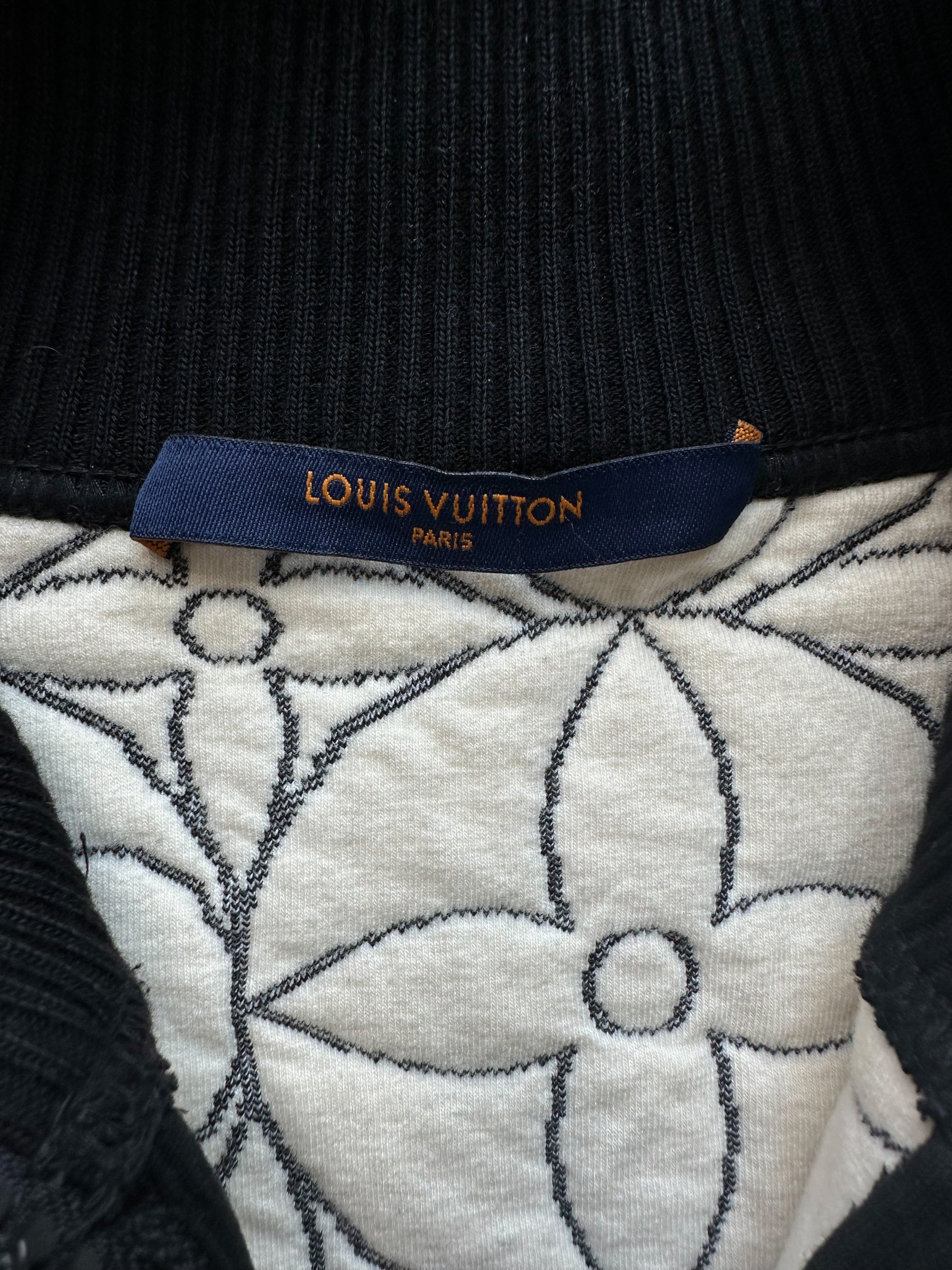 Louis Vuitton Monogram Flower Embossed Lambskin Bomber Jacket IT40