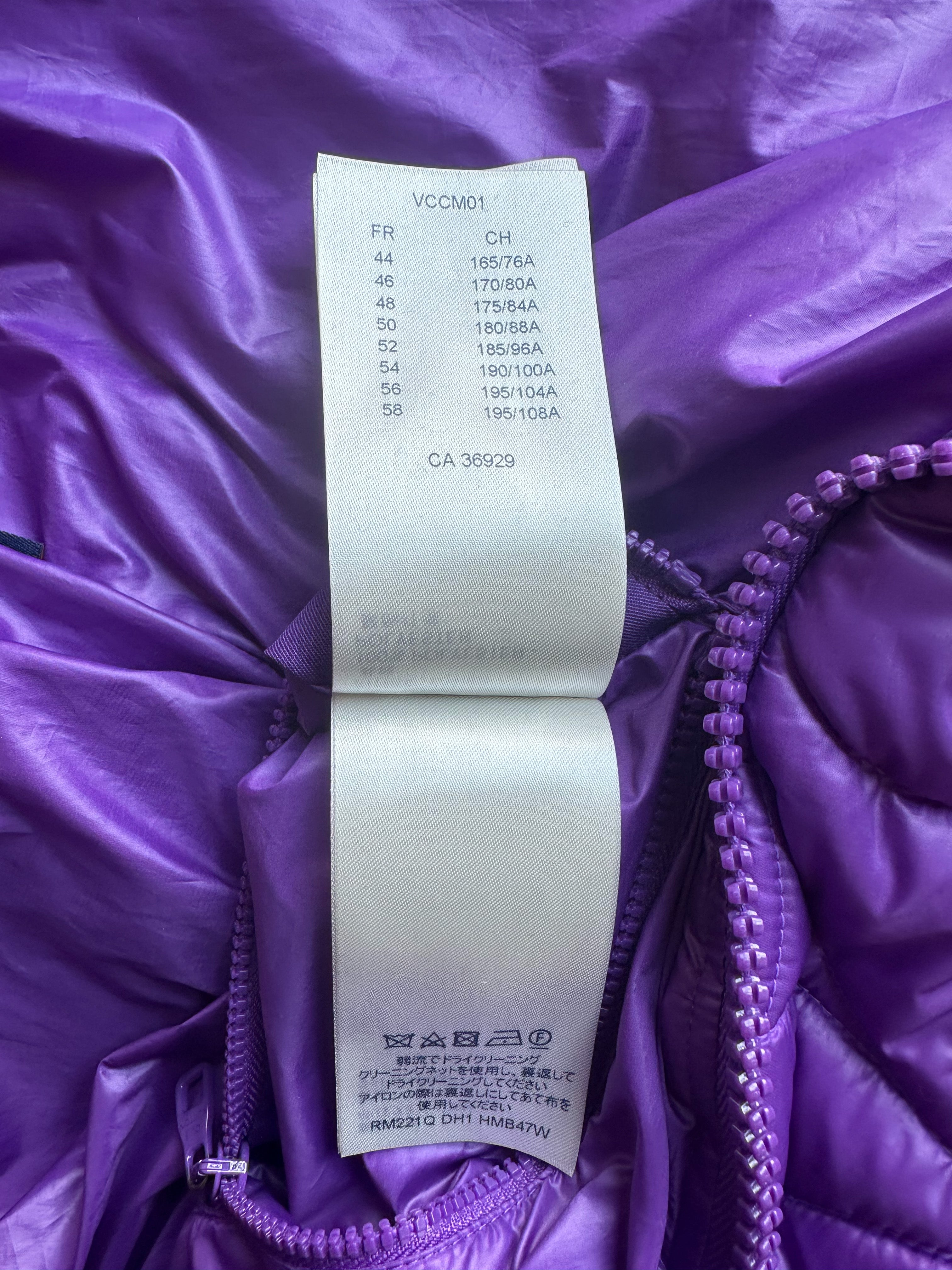 Louis Vuitton Purple Flower Monogram Puffer Jacket