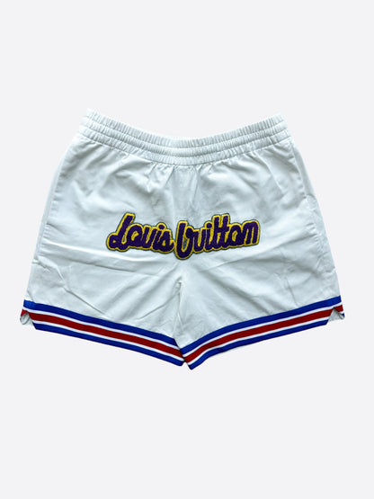 Louis Vuitton NBA White Basketball Shorts