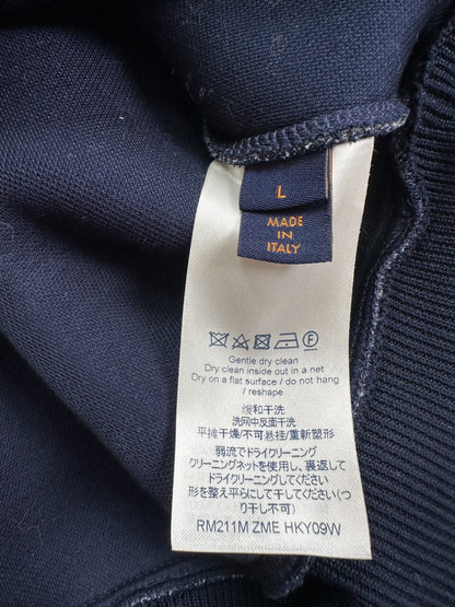 Louis Vuitton Blue Tapestry Monogram Sweater