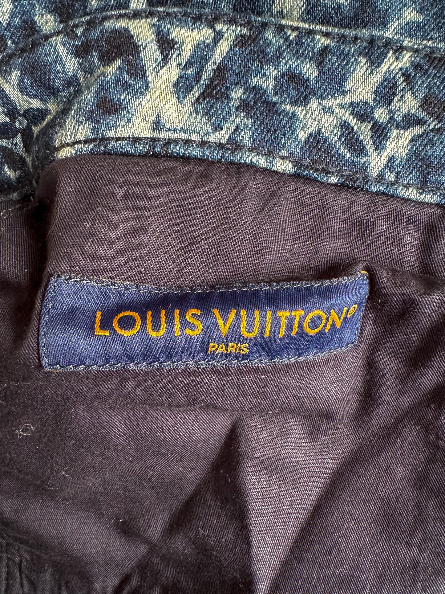 Louis Vuitton Blue Pointillism Monogram Jeans