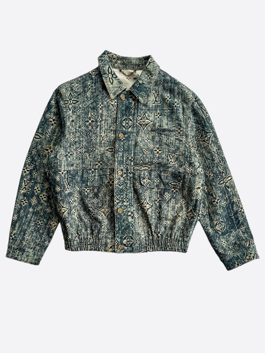 Louis Vuitton Blue Star Monogram Denim Jacket