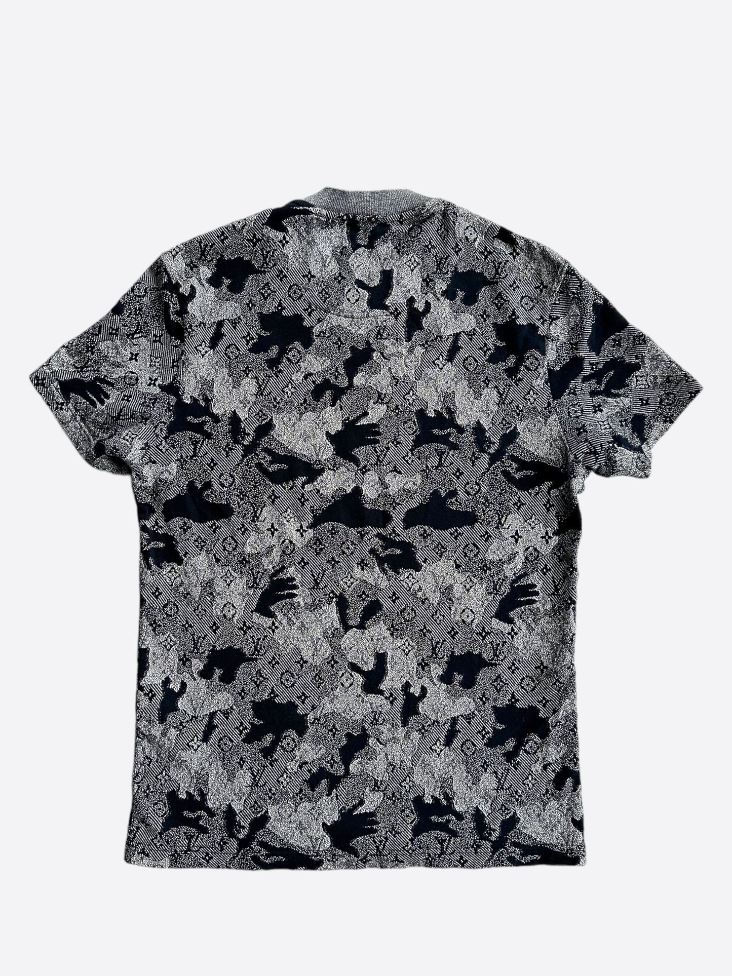 Louis Vuitton Grey Camouflage Monogram T-Shirt