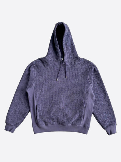 Dior Purple Oblique Towel Hoodie