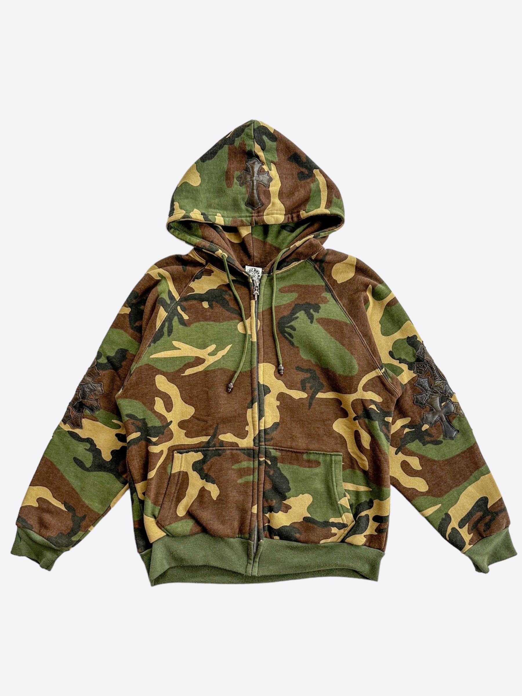 【人気/関税/送料込み】 Chrome Hearts Camo Horseshoe Hoodie B Chrome Hearts Camo Triple Cross Horseshoe Zip Hoodie - SRM