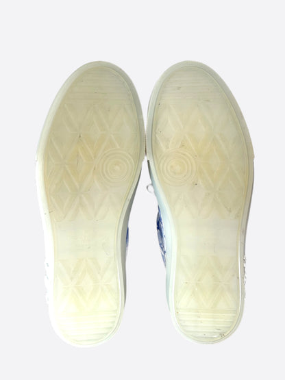 Louis Vuitton Blue Watercolor Monogram Ollie Sneakers