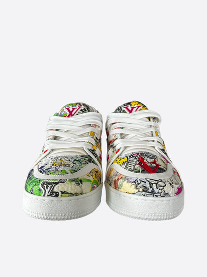 Louis Vuitton White Comic Trainers