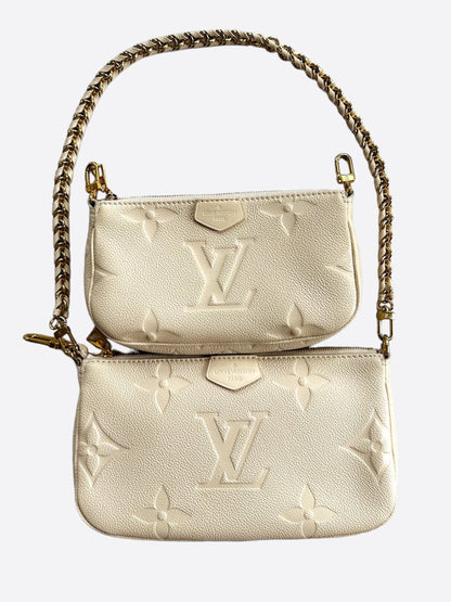 Louis Vuitton Cream Empriente Multi Pochette