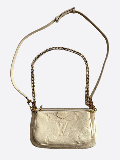 Louis Vuitton Cream Empriente Multi Pochette