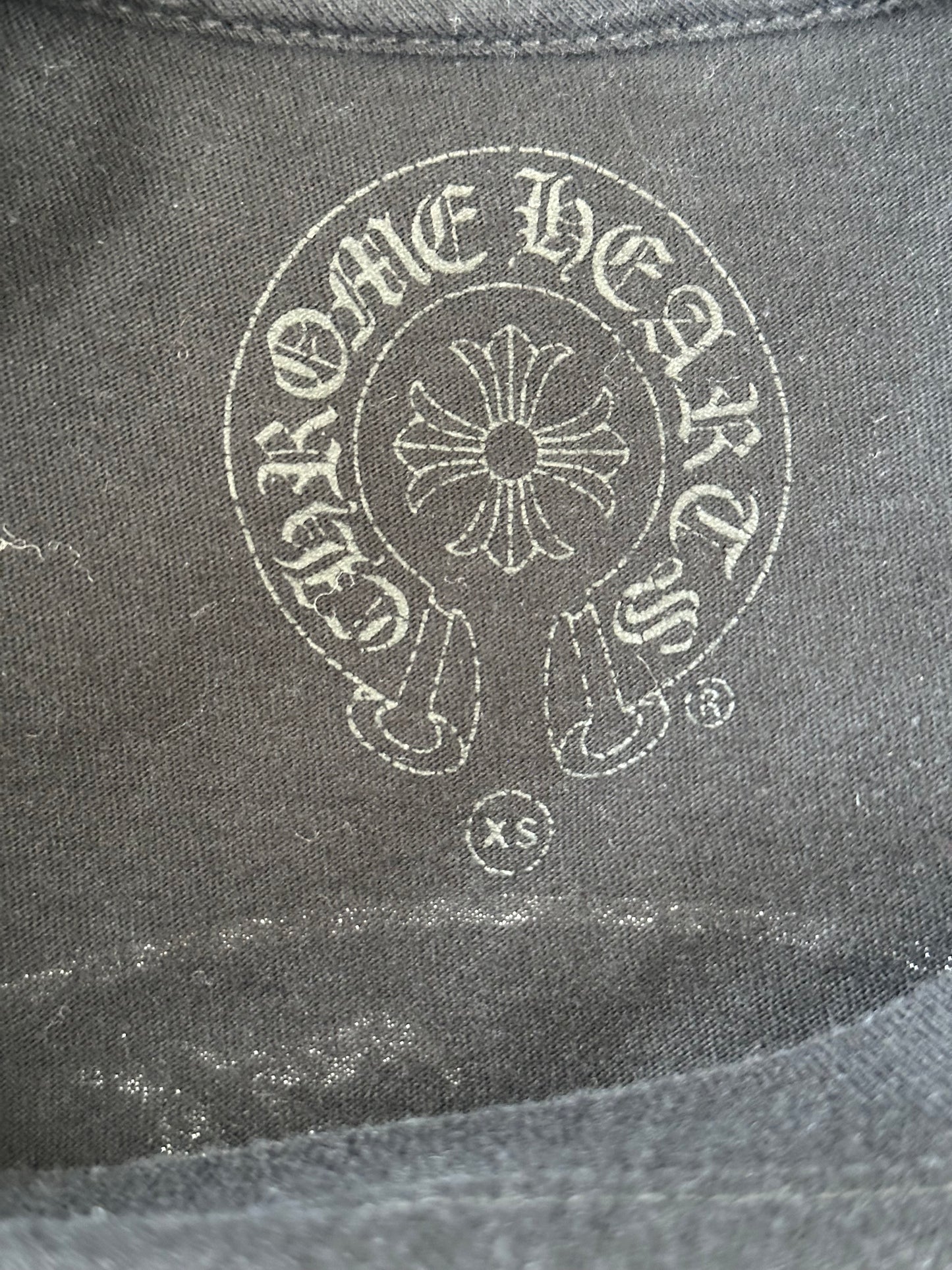 Chrome Hearts Black & Red Staff Horseshoe Logo Longsleeve T-Shirt