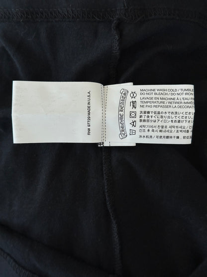 Chrome Hearts Black & Silver Staff Horseshoe Logo Longsleeve T-Shirt