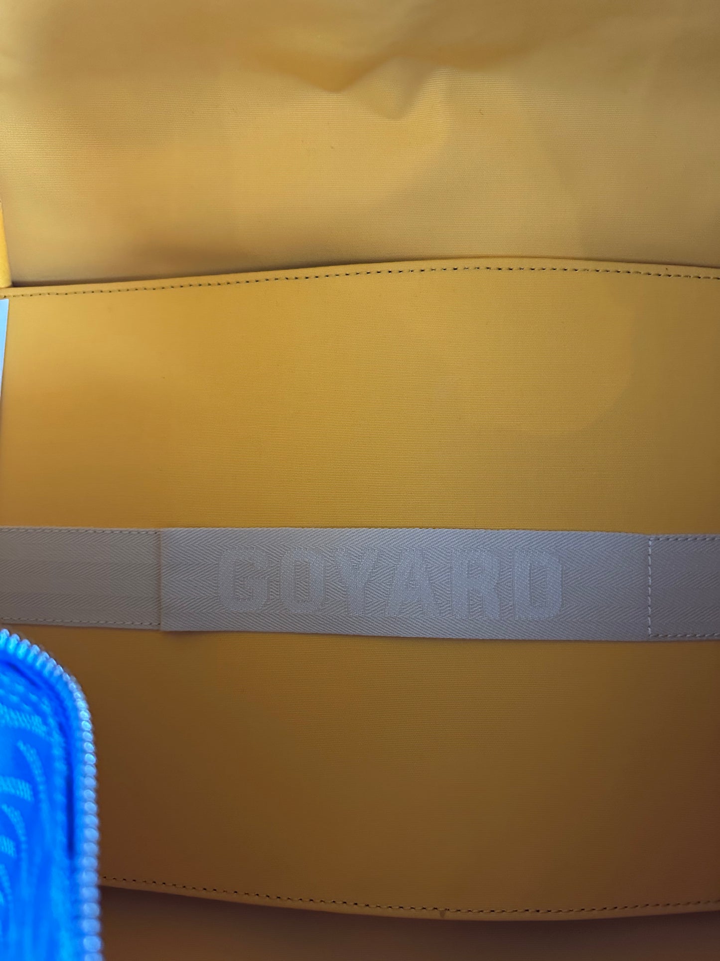 Goyard Blue Boston 50 Duffel Bag