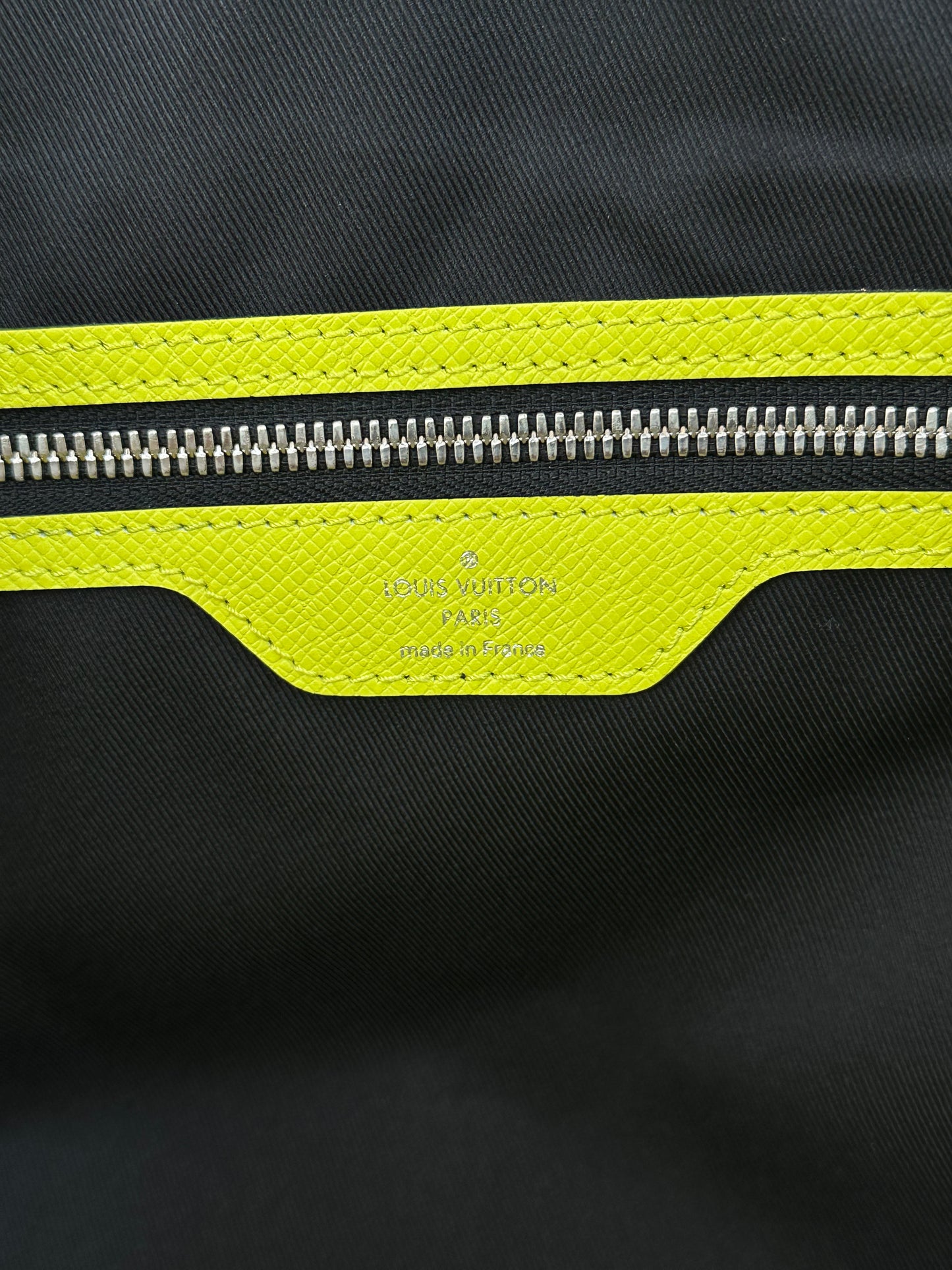 Louis Vuitton Yellow Taigarama Monogram Keepall 50
