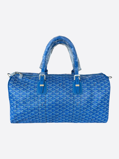 Goyard Blue Boston 50 Duffel Bag
