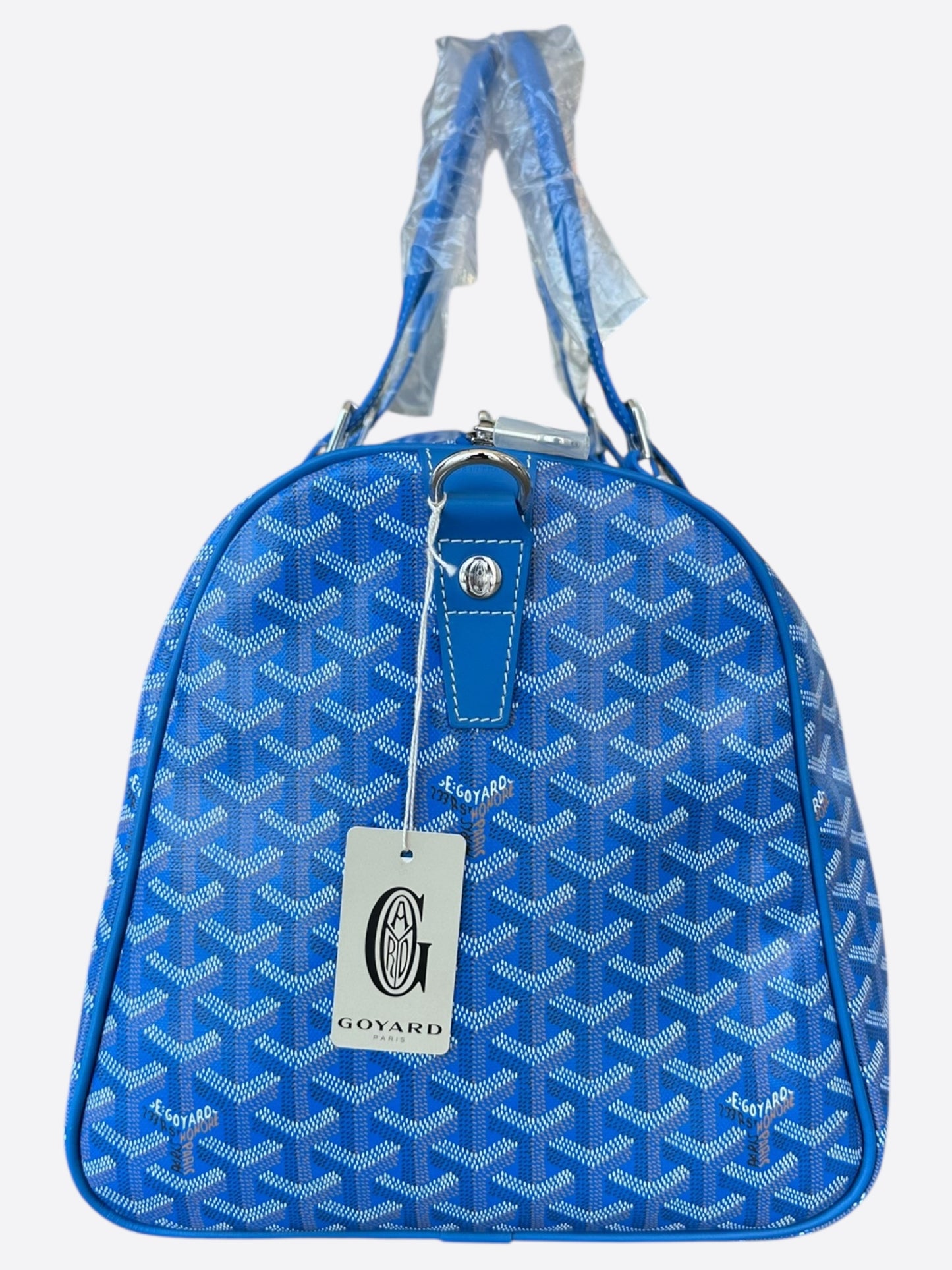 Goyard Blue Boston 50 Duffel Bag