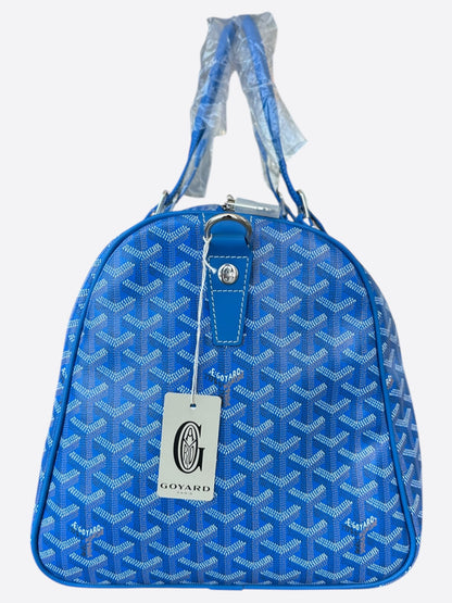 Goyard Blue Boston 50 Duffel Bag